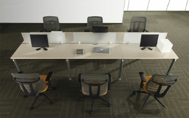 屏风工作位MG-PF15 开放式组合办公桌 美高家具·中国高端办公家具制造商